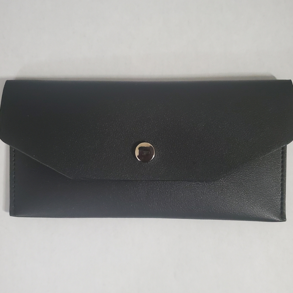 Bank Money Envelope Wallet Optional Personalized Black